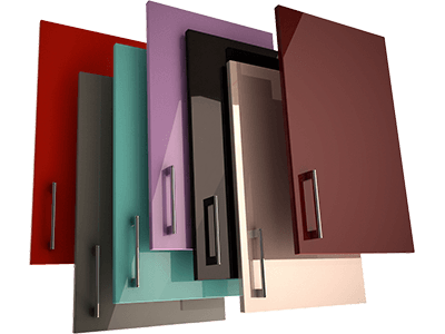 глянцевые фасады